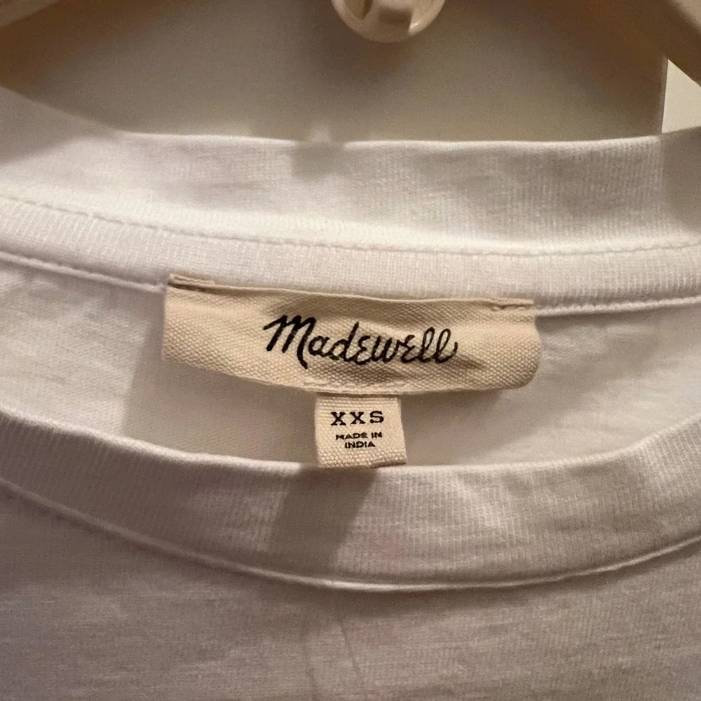 NWT Madewell Hazel Femme Puff Sleeve Mixy Top XXS Cotton‎ Feminine Romantic